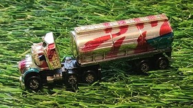 Micro Machines - American Flag RV, Bus and Semi Truck - Classy Chromers #3 1992