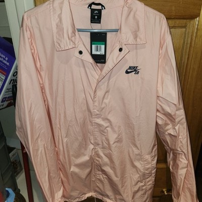 Nike SB Men s Shield  Windbreaker Lightweight Jacket Pink - Size XL NEW W/ Tags