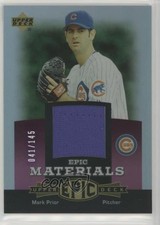 2006 Upper Deck Epic Materials Light Purple 41/145 Mark Prior #EM-MA2 0af