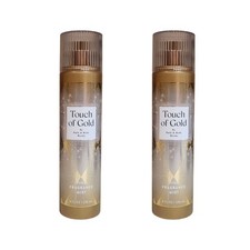 2 BRAND NEW Bath  Body Works TOUCH OF GOLD Fragrance Mist, 8 OZ