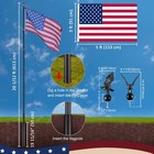 Yescom EZ GO 20ft Eagle Telescopic Flagpole with Rotating Lock Outside Black — photo 7