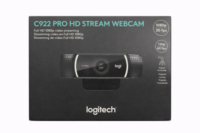 Logitech C922 Pro HD Stream Webcam 1080p SB NEW SEALED BOX