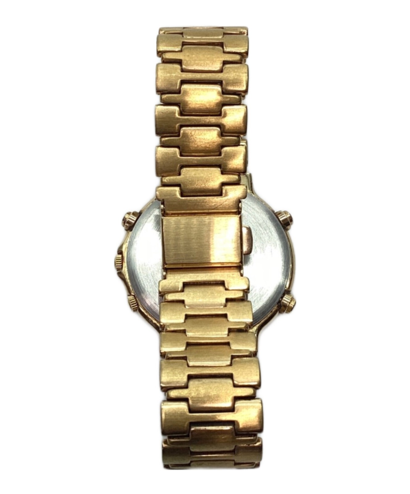 SEIKO Authentic Mens Gold Stainless Steel Chronograph Quartz Watch 7T42 7A00 image 8