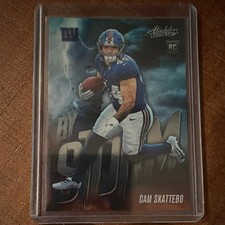 Panini 2025 Absolute By Storm Cam Skattebo Rookie #2 Giants Football Card