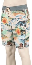 O'Neill Hyperfreak Mysto Scallop 19" Boardshorts - Cream - New