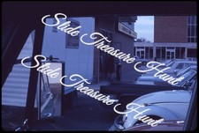 Women Commerce Bank Cars 35mm Slide 1970s