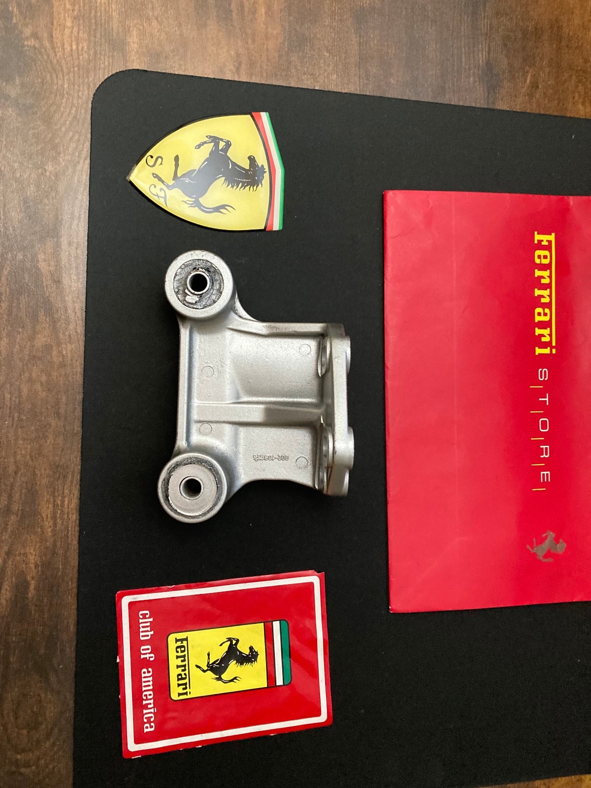 Ferrari 308-Gts- 328-Gts  Mondial V8 A/C Compressor Bracket #108056 is Oem Part.