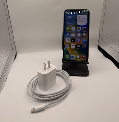 Apple iPhone X 256GB Cricket Silver | 100% Battery Health | Excellent Condition