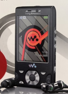 Sony Ericsson Walkmanhandy W995 - Schwarz - Handy Slider retro WALKMAN