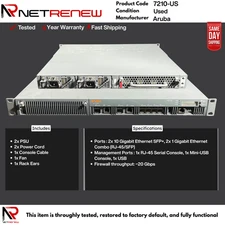 7210-US ARUBA Mobility Controller Networking Device Dual Psu