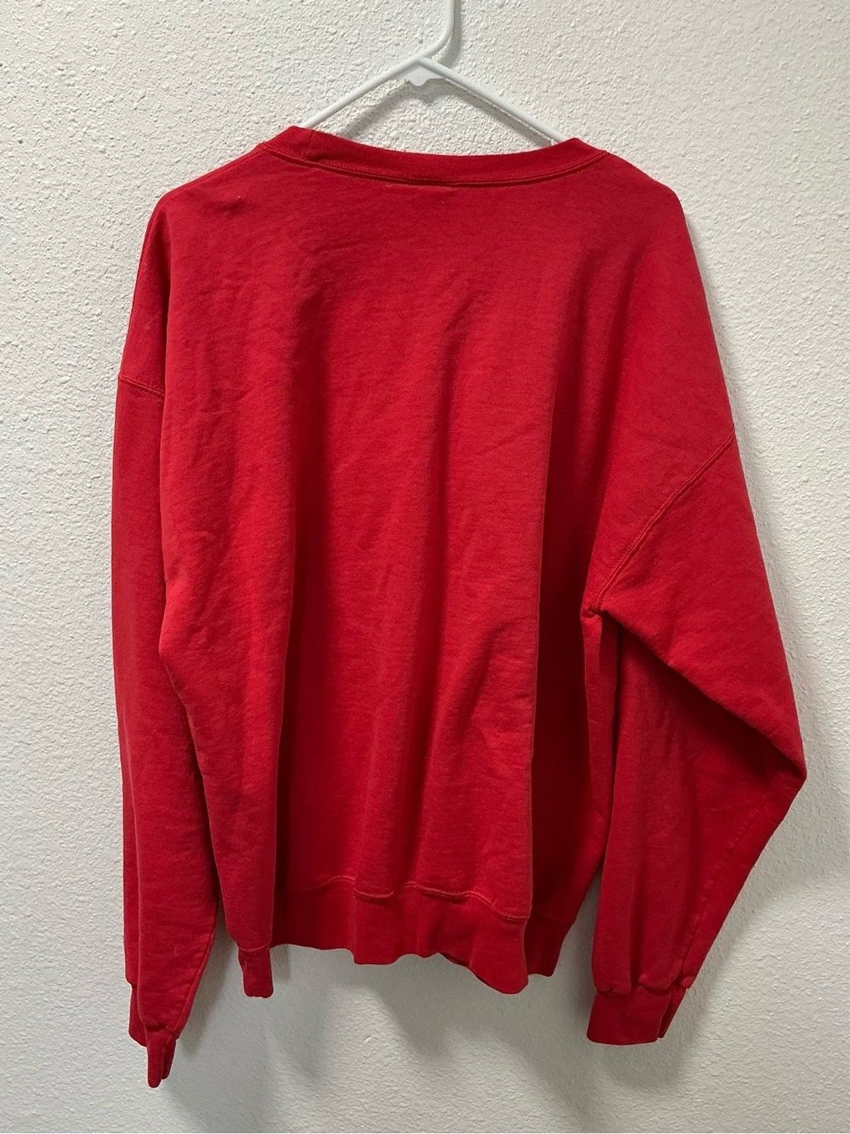 Vintage Champion Red NAU Crew Sweatshirt XL North… - image 4