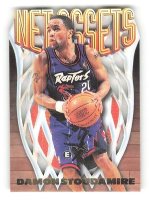 1996-97 E-X2000 Net Assets #19 Damon Stoudamire Toronto Raptors