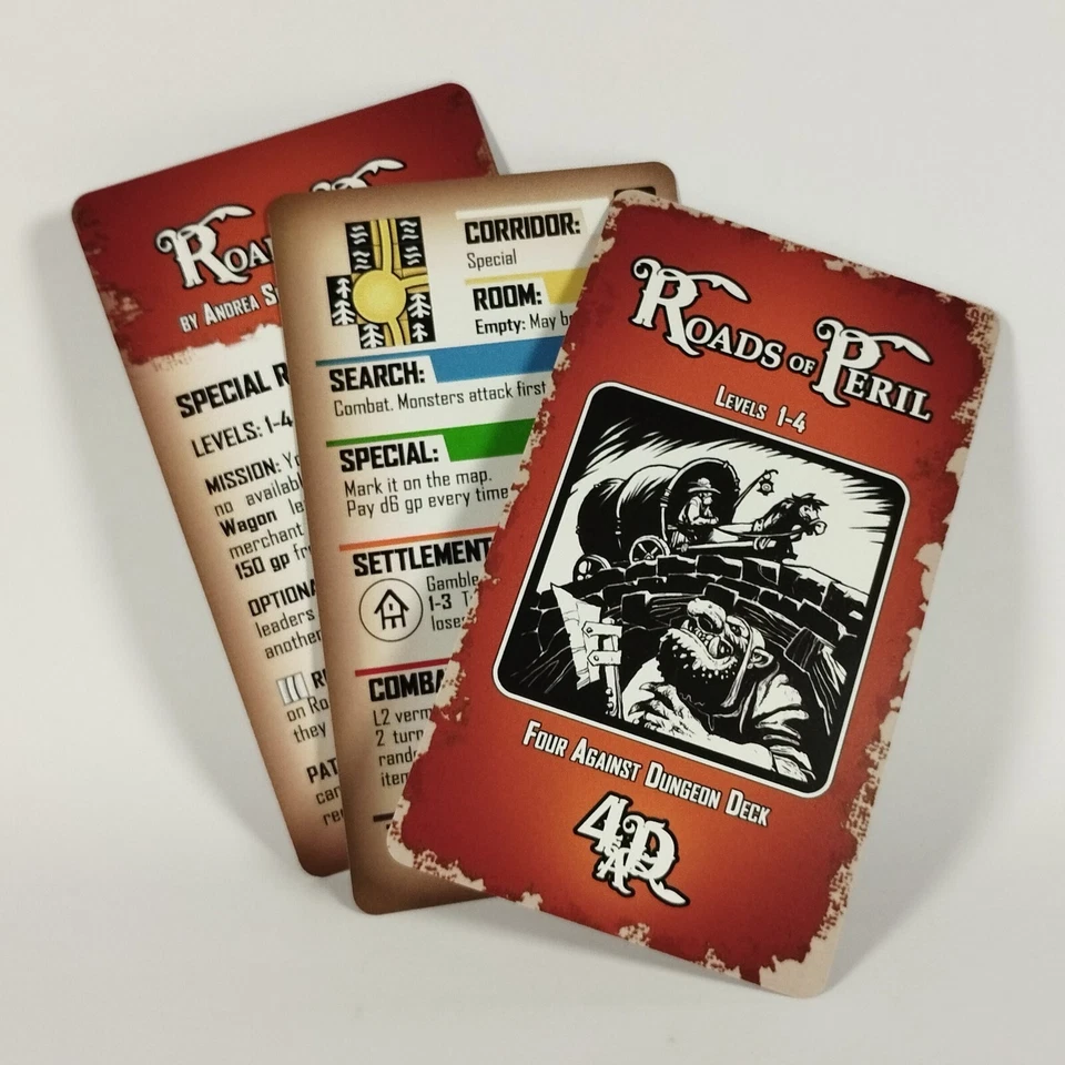 Four Against Darkness Adventure Deck - Roads of Peril - Image 2 of 3