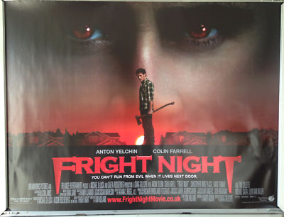 Cinema Poster: FRIGHT NIGHT 2011 (Quad) Anton Yelchin David Tennant