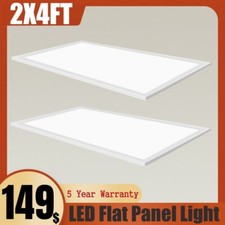 2X4FT LED Flat Panel Light 75W 5000K Dimmable 0-10V Drop Ceiling Office Light