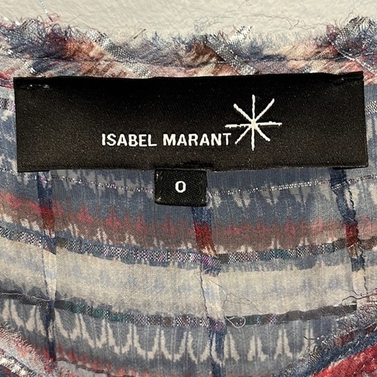 Isabel Marant “Agosto” lurex striped top 0/US XS | eBay