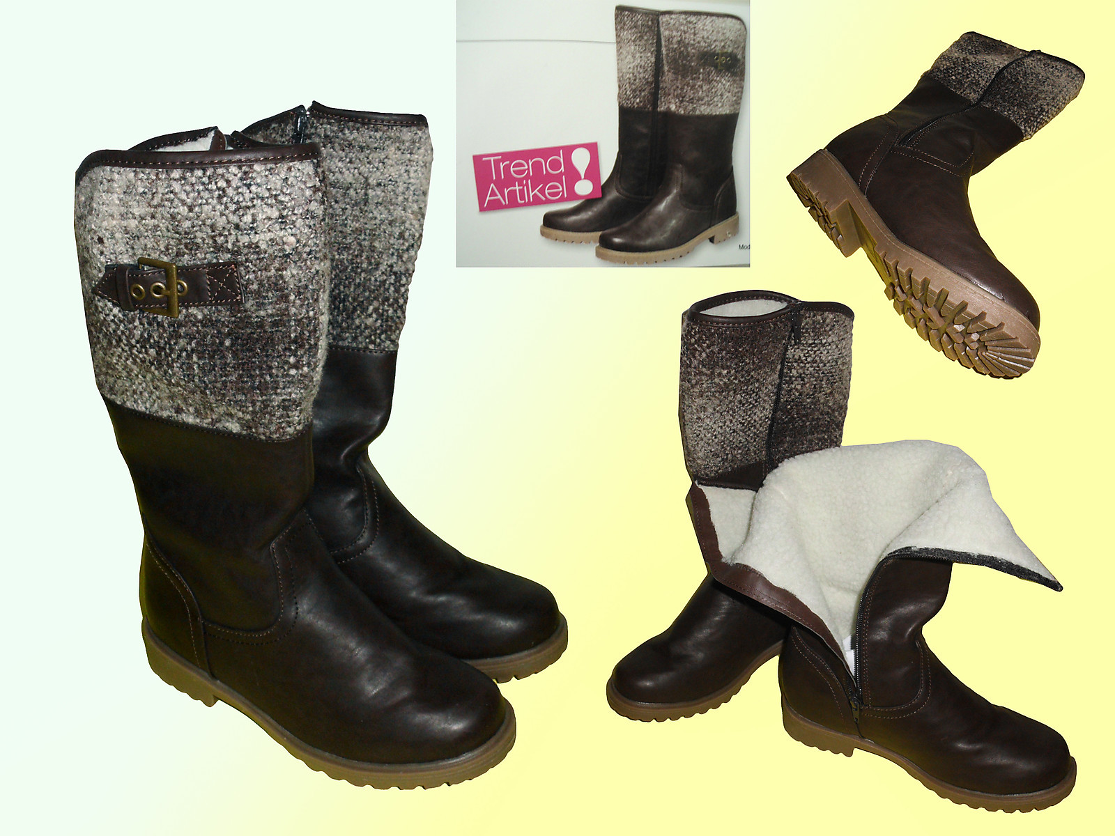 gefütterte Damenstiefel Stiefel Countrystiefel Winterstiefel Gr. 37 & 38 NEU gefütterte Damenstiefel Stiefel Countrystiefel Winterstiefel Gr. 37 & 38 NEU