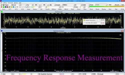 VT DSO-2820: 200MHz 8~16Bit PC USB Oscilloscope + 6.25MHz AWG Signal Generator - Picture 7 of 12