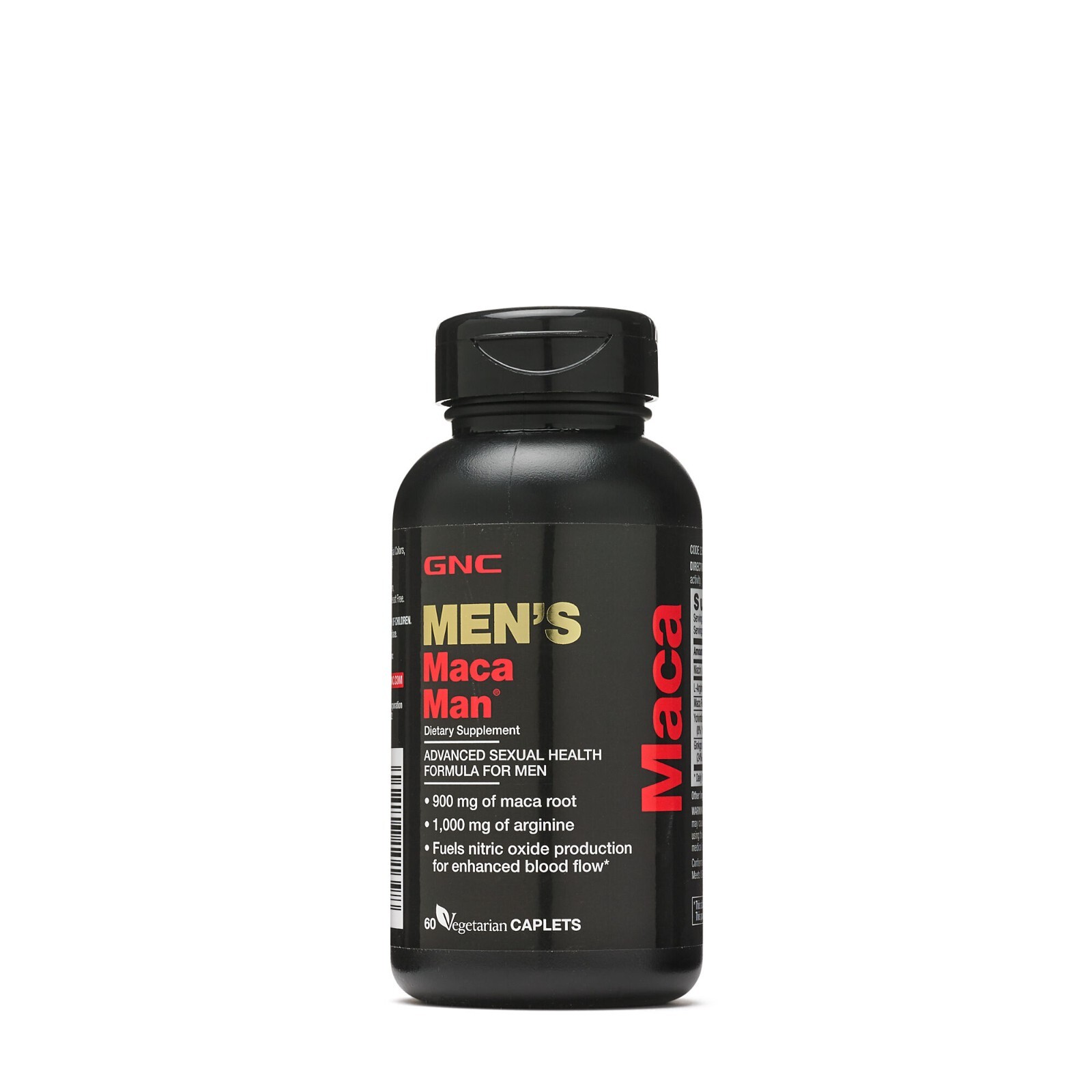 GNC Mens Maca Man 60 Vegetarian Caplets (EXP:03/2027)