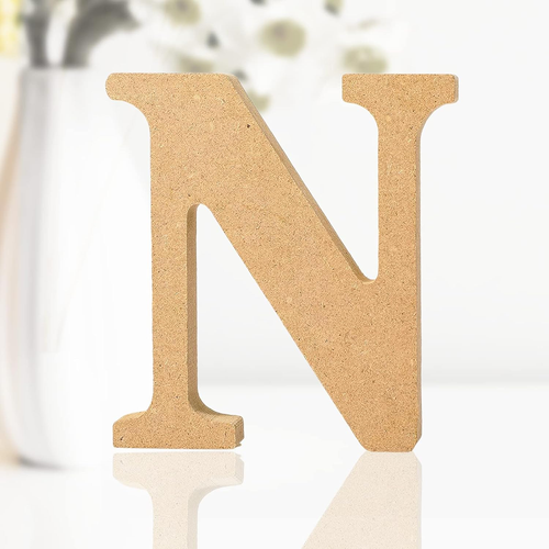 6 Inch Designable Wood Letters Unfinished Wood Letters for Wall Decor Decorative