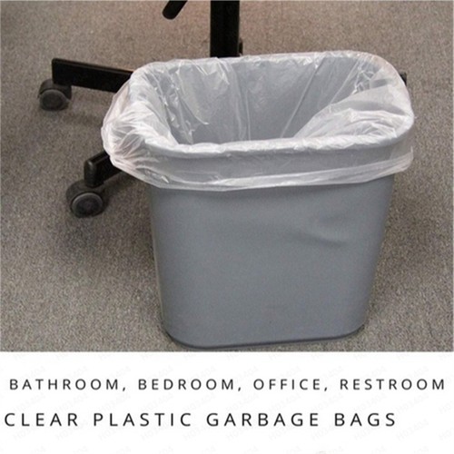 180pc Clear Trash Bags Commercial Home Kitchen Can Liners Multi-Use Garbage Bags - Picture 4 of 8