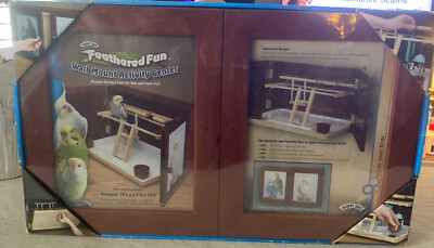 Super Pet Featherd Fun Wall Mounted Activity Center,  