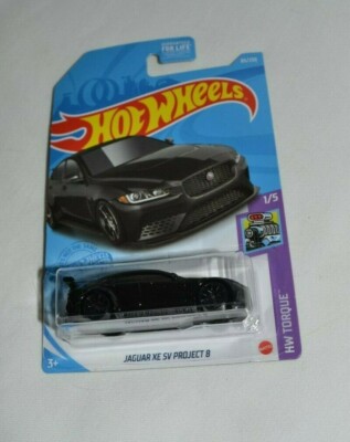HOT WHEELS 2021 HW TORQUE 1/5 - JAGUAR XE SV PROJECT 8 BLACK