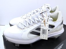 ADIDAS PureHustle 2 ELITE Women's Softball Cleats White/Black Size W 8 US NEW 
