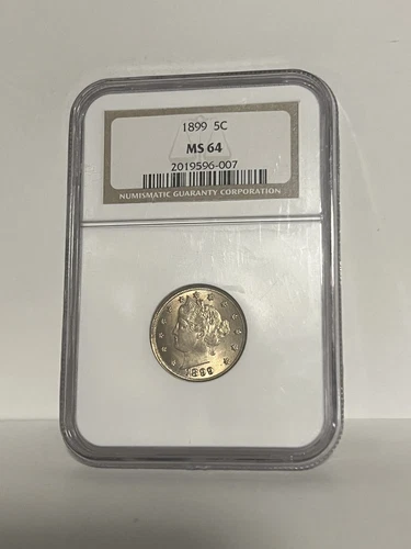 1899 Liberty Nickel NGC MS64