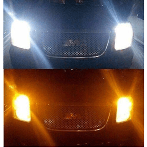 Pair 3157 3057 4057 4157 LED Turn Signal Lights Bulbs White Amber Switchback US - Bild 11 von 12