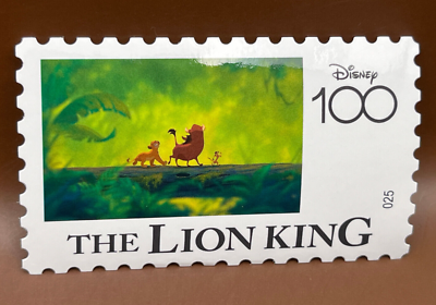ライオン・キング スタンプ アート The Lion King Disney 100th Anniversary Stamp Sticker 025 Walt