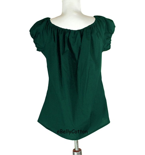 Chemise Blouse Gauze Cotton Peasant Shirt,Halloween medieval,Renaissance Costume - Picture 79 of 94