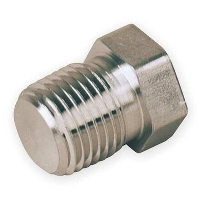 Parker 6 Ph-S Hex Head Plug,Carbon Steel,3/8 In,Mnpt