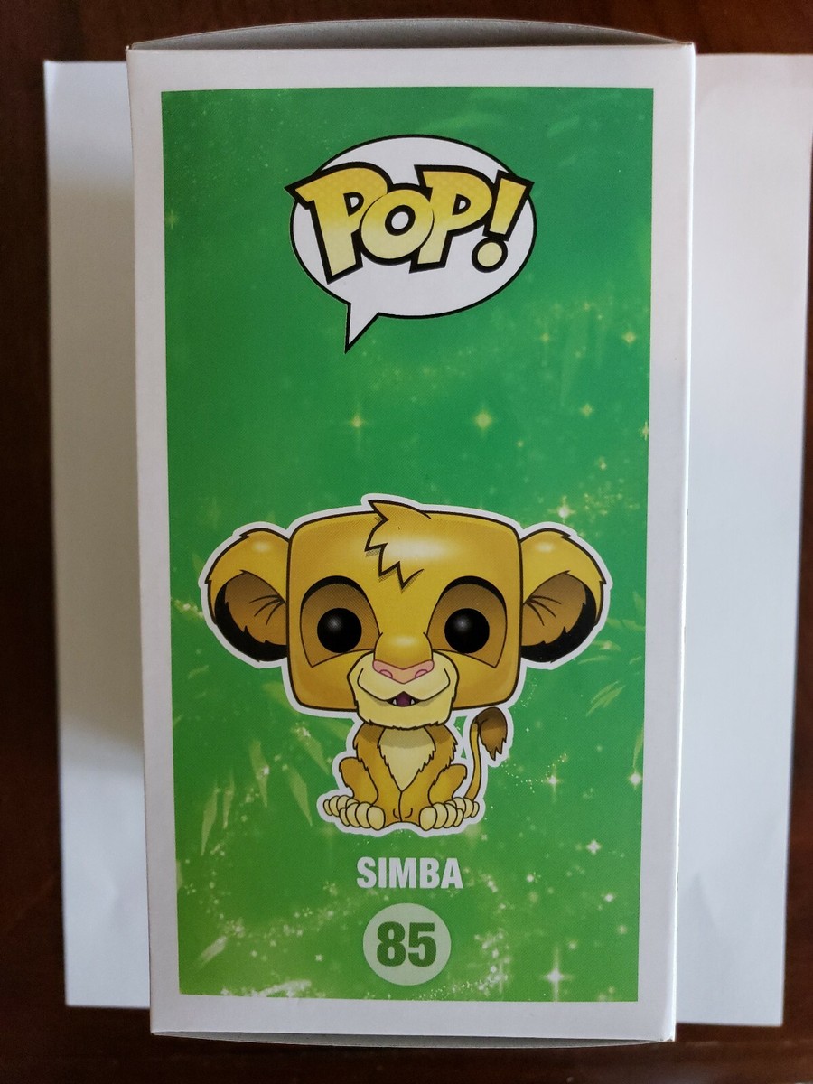 Disney Funko Pop! Hot Topic Flocked Simba Lion King Exclusive