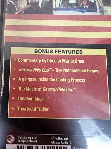 Beverly Hills Cop (1984) BLU-RAY VHS Edition OOP 508/1000 - Brand New & Sealed - Picture 7 of 8