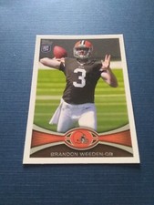 2012 Topps Football Brandon Weeden Rookie Card #3 Factory Set Break NM-MT