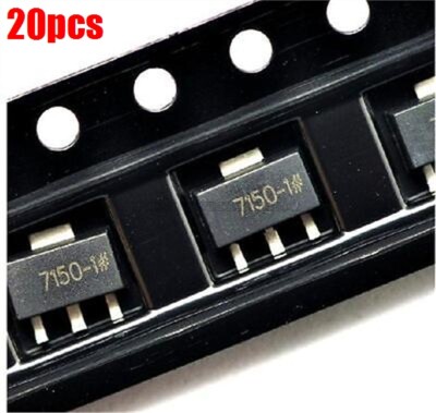20Pcs HT7150 HT7150-1 7150-1 5V 30Ma Low Dropout Voltage Regulator Ldo SOT-89 ir