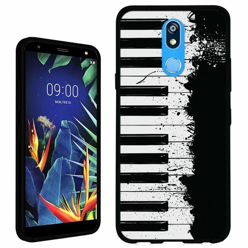 Für LG K40/X4/Harmony 3 (schwarz) schlanke flexible TPU-Hülle Handyhülle Cover - D5 - Bild 7 von 9