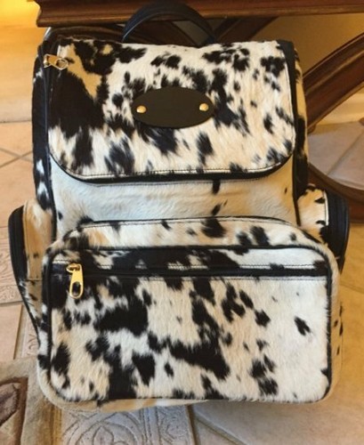 Cowhide leather backpack | travel bag 