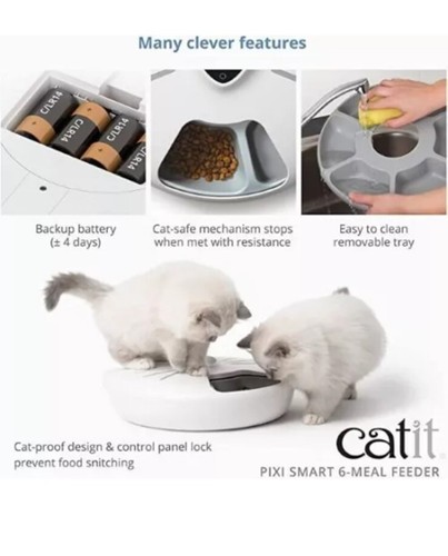 CATIT PIXI SMART 6-MEAL FEEDER New And Sealed - Picture 5 of 14