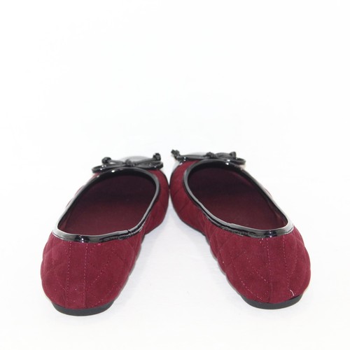 EAST 5TH womens Aloha slip on flats shoe size 7 M red wine fabric upper NEW - Picture 5 of 6