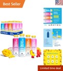 Delicious 4-Flavor Variety Pack of Hydrating Organic Lemon Water - 12 Bottles