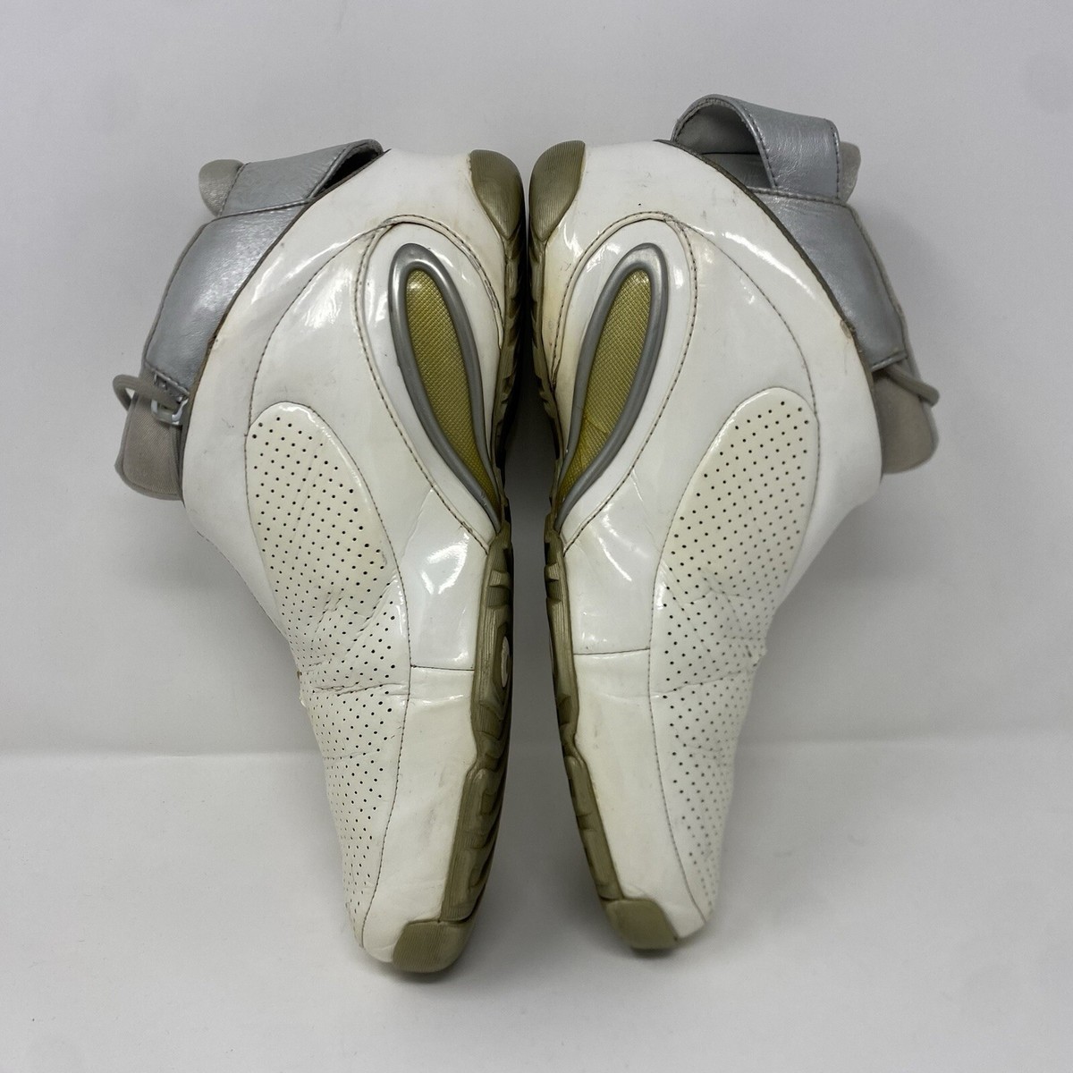 2002 Nike Zoom Flight Turbine Men's 9 White/Metallic 304070