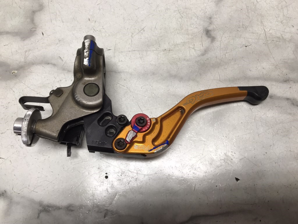 04 Kawasaki ZX10 R 1000 ZX1000 Ninja Left Hand Clutch Lever Perch