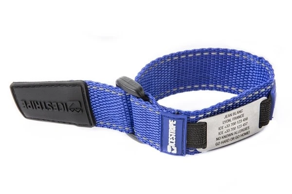 Notfallarmband ID Edelstahl Armband inkl. Gravur nach Wunsch! Sport Medizinische - Bild 4 von 4