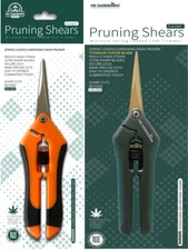 2PCs/ straight Stainless Steel+ Curved Titanium trimming scissors Hemp Plant