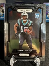 Jonathan Mingo 2023 Panini Prizm RC No.312 Carolina Panthers