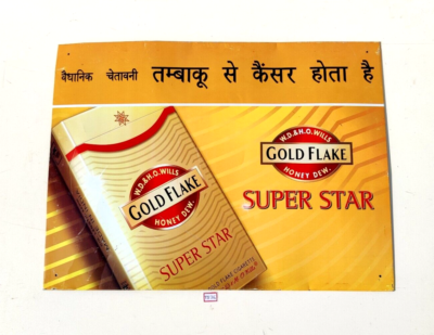 gold flake cigarette price Vintage WD HO Wills Gold Flake Honey Dew Cigarette Advertising Tin Sign  TS316