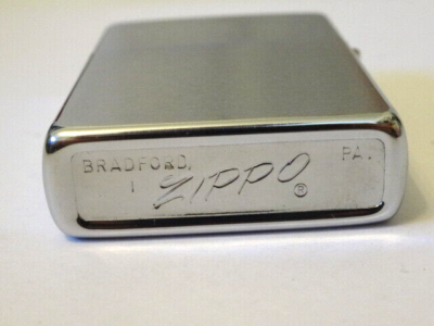 Vintage 1970s Rich 1973 ZIPPO Lighter & Box No. 200 BRUSH FINISH