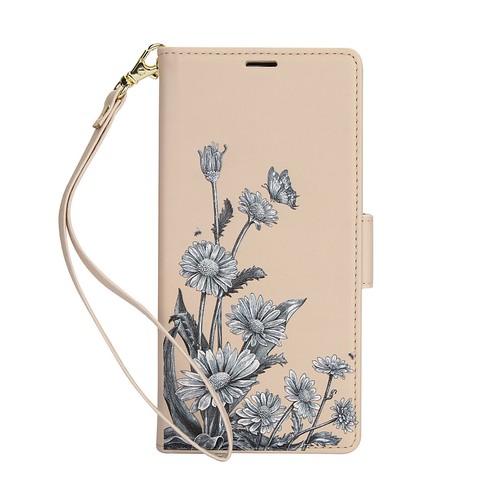 Leather Daisy Wallet Phone Case For iPhone 16 15 14 13 12 11 Pro Max 7 8 SE 16E - Picture 14 of 17